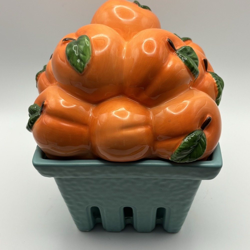 Homeworx By Harry Slatkin Farmstand Peach Basket‎ Candle Holder 79-927Z
